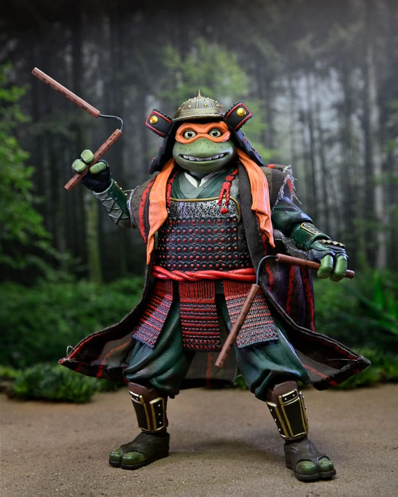 Želvy Ninja - sběratelské figurky Leonardo & Michelangelo (Teenage Mutant Ninja Turtles III) 18 cm