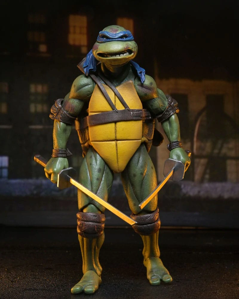 Želvy Ninja (1990) - sběratelské figurky Roof Top Battle Shredder vs Leonardo (Teenage Mutant Ninja Turtles) 18 cm