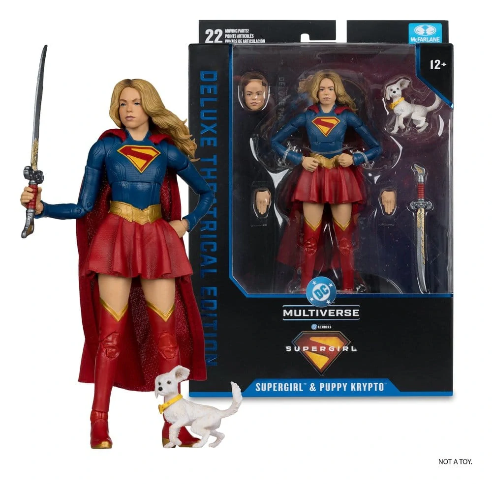 Supergirl (2026) Deluxe figurka s Baby Kryptem 17 cm
