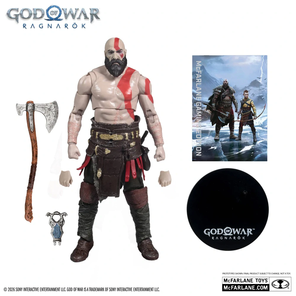 God of War Ragnarök Kratos figurka 18 cm (PRE-ORDER)