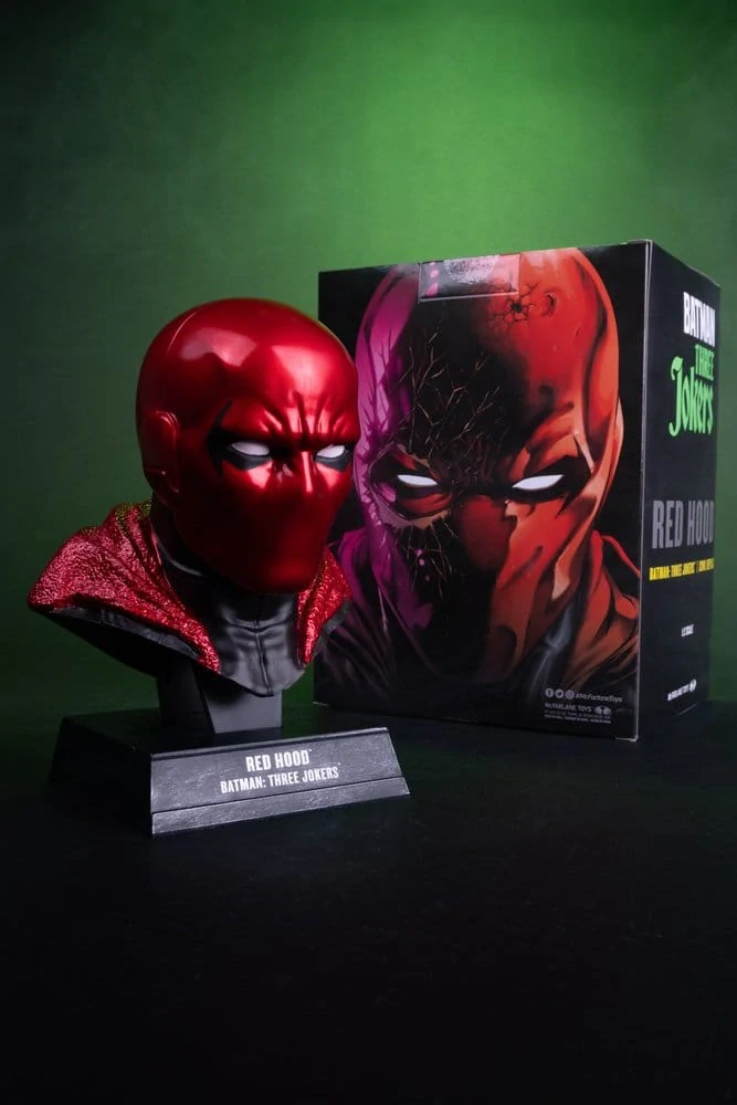 Batman Three Jokers Red Hood maska 1/3 18 cm