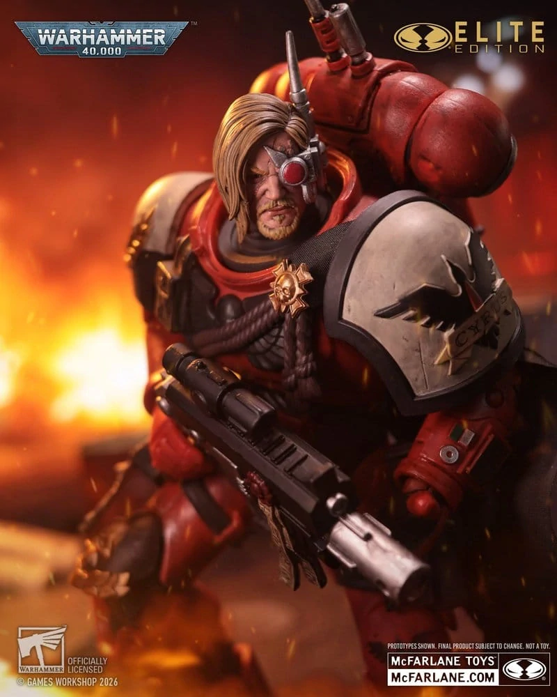 Warhammer 40,000 Dawn of War 4 McFarlane Elite Edition Captain Cyrus 20 cm