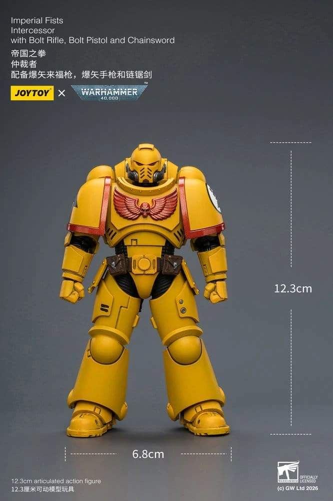 Warhammer 40,000 – Imperial Fists Intercessor 12 cm