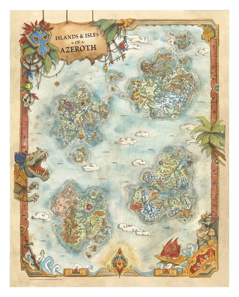 World of Warcraft – Limitovaná sada litografií 36 × 28 cm