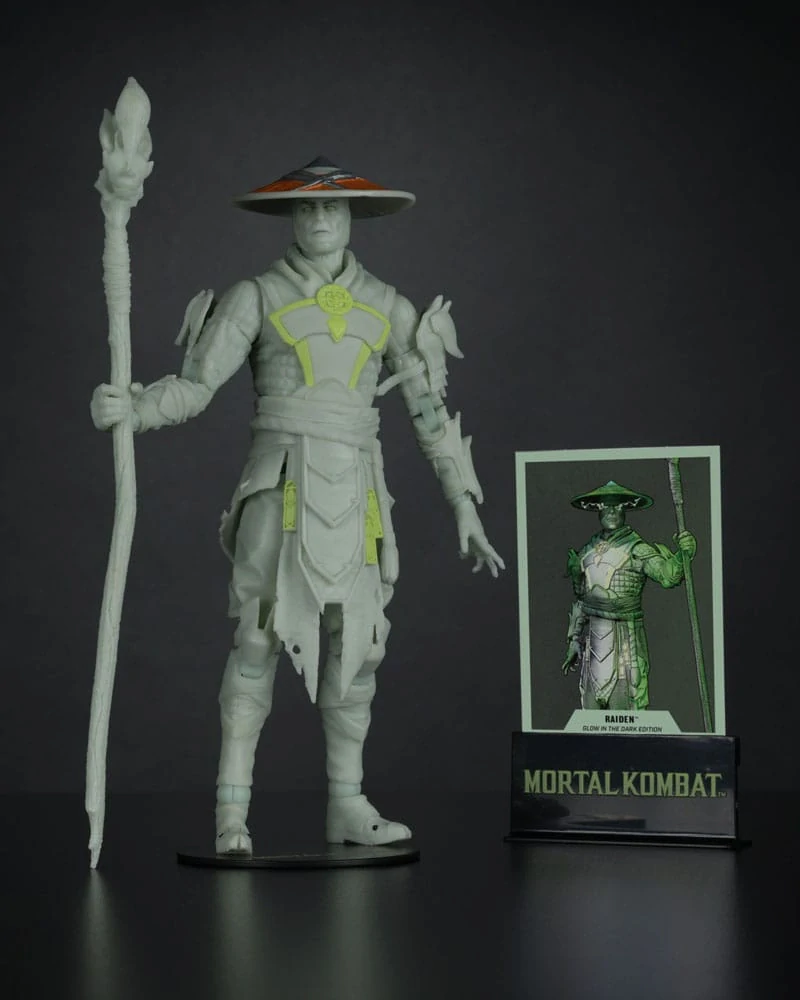 Mortal Kombat – Raiden Glow in the Dark Gold Label 18 cm