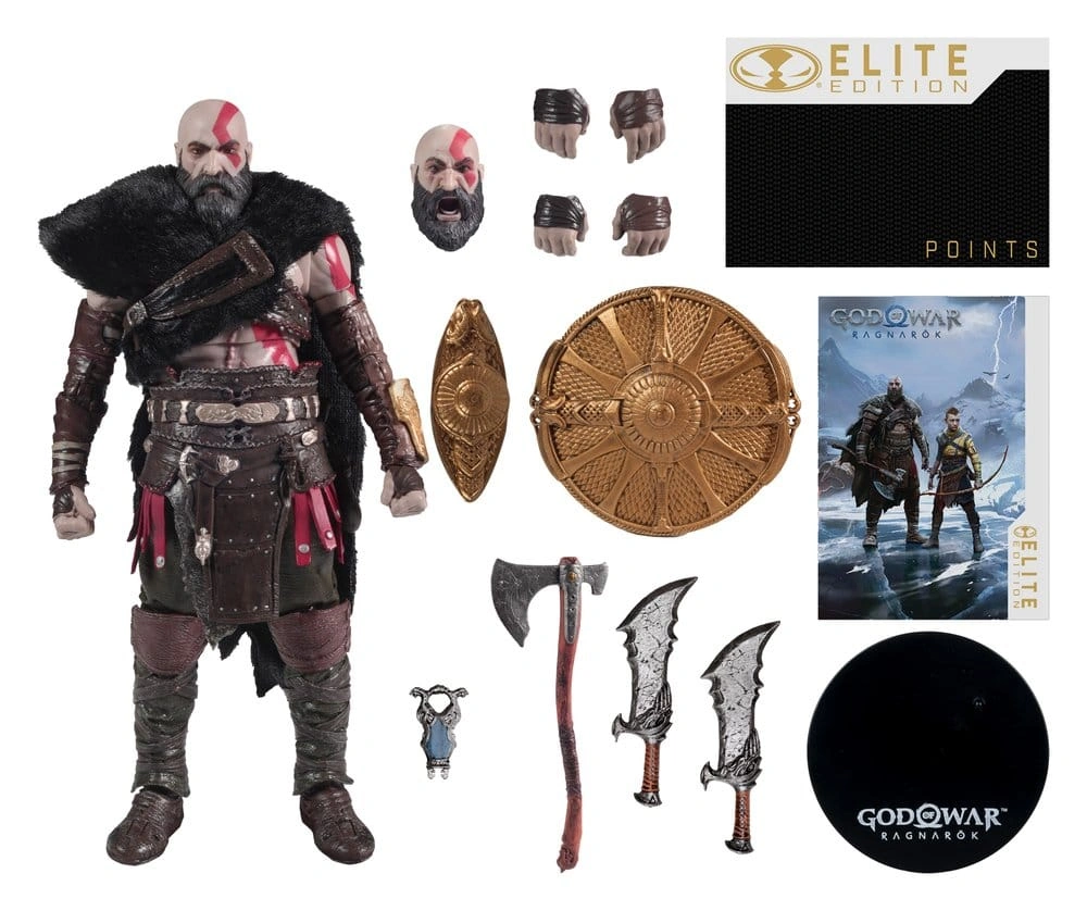 God of War Ragnarök – Kratos Elite Edition Deluxe 18 cm