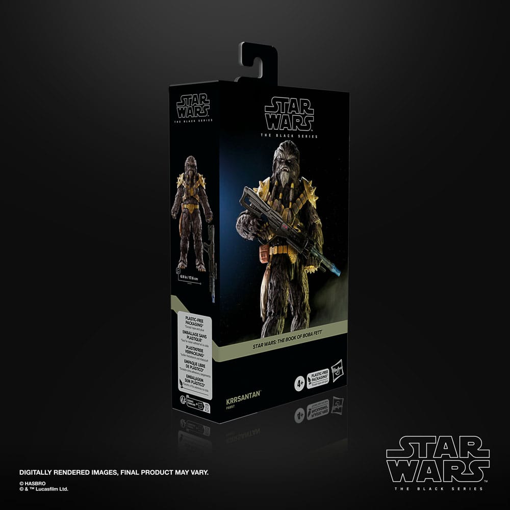 Star Wars: The Book of Boba Fett Black Series Deluxe Action Figure Krrsantan 15 cm - poškozený obal