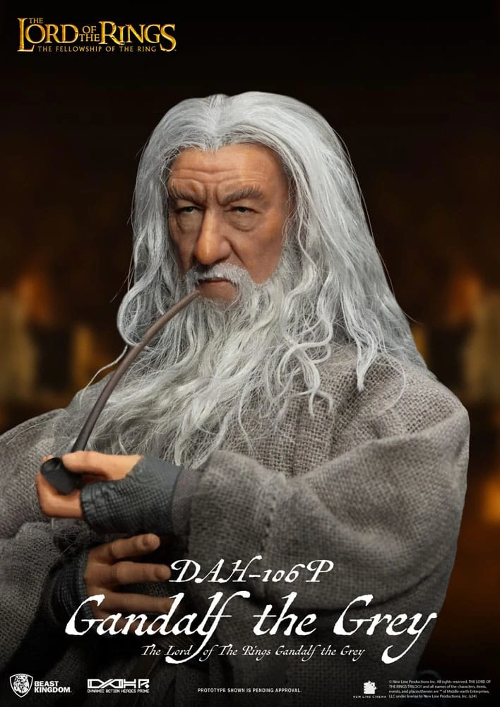 Pán prstenů Dynamic akční figurka heroes 1/9 Gandalf Šedý 21 cm