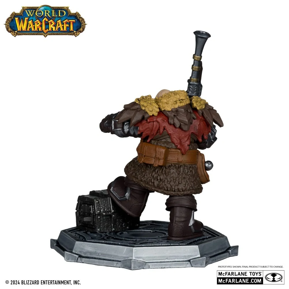 McFarlane World of Warcraft PVC Statue 2-Pack 1/12 - Dwarf Hunter: Beast Master & Pandaren: Monk (Gold Label) - 15 cm