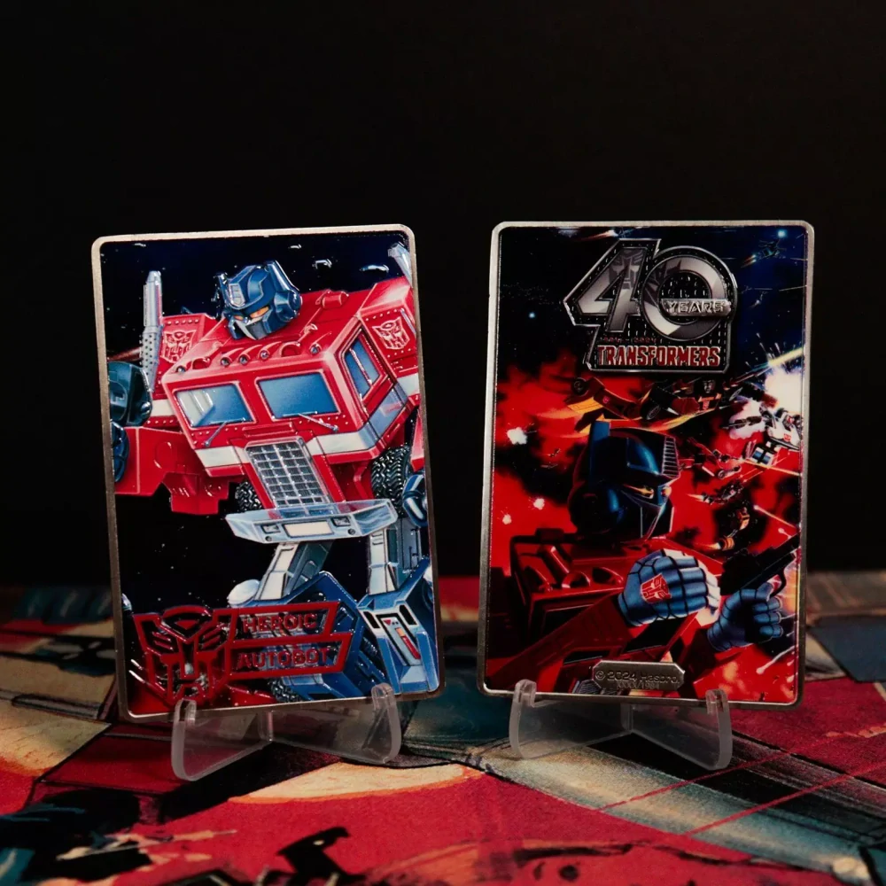 Transfomers sběratelská plaketa 40th ann. Autobots