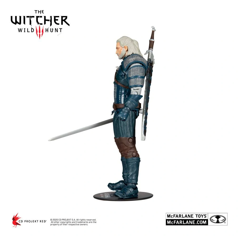 The Witcher 3: Wild Hunt – Geralt of Rivia (Viper Armor Teal) 18 cm