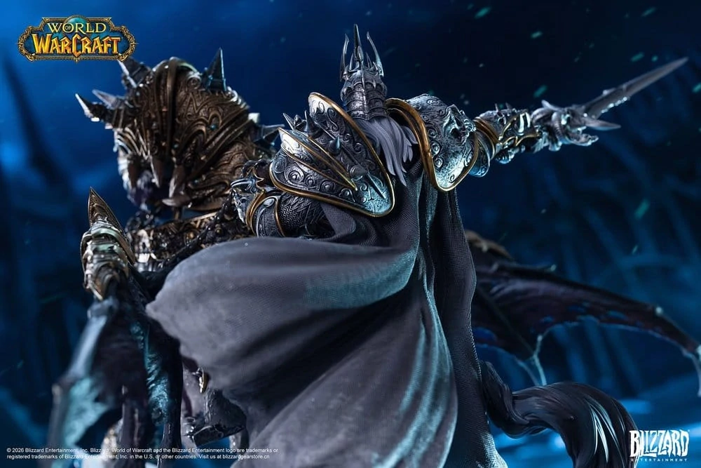 Warcraft Socha The Lich King & Invincible 36 cm