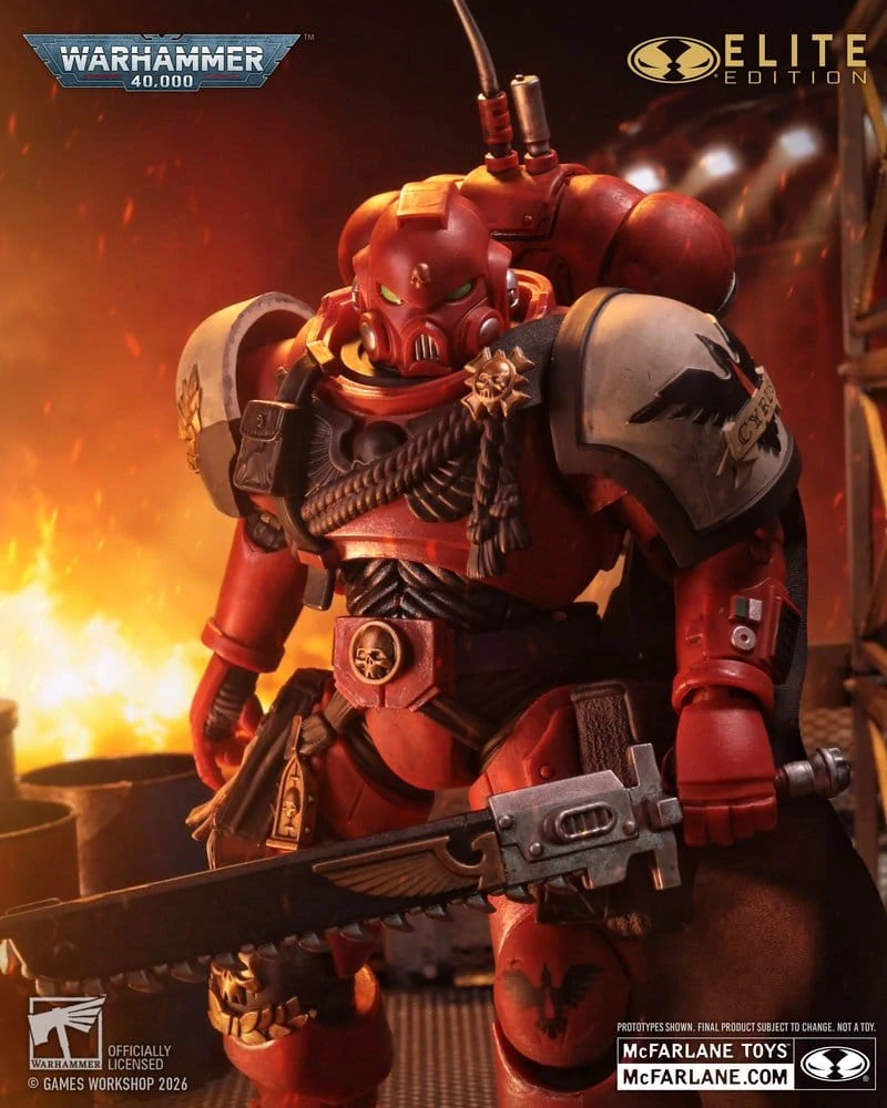 Warhammer 40,000 Dawn of War 4 McFarlane Elite Edition Captain Cyrus 20 cm