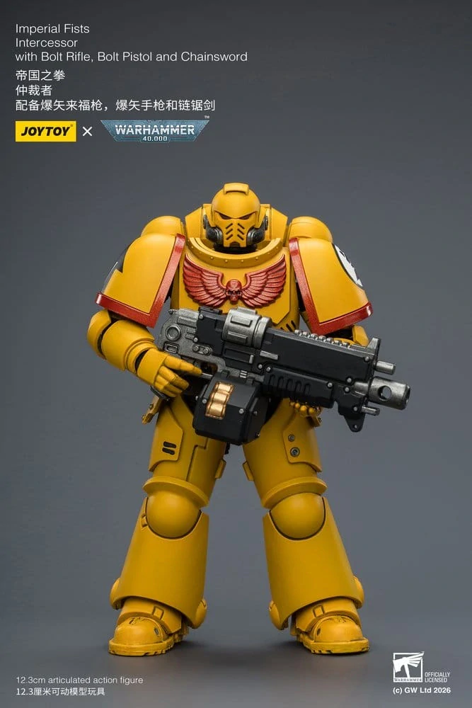Warhammer 40,000 – Imperial Fists Intercessor 12 cm