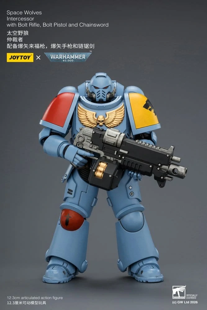 Warhammer 40,000 – Space Wolves Intercessor 12 cm