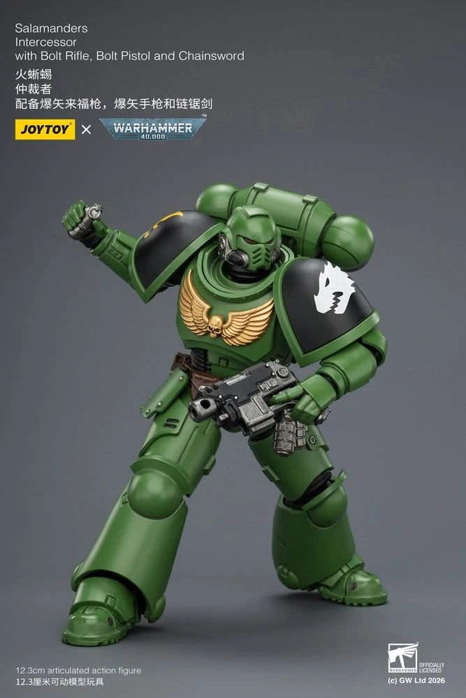 Warhammer 40,000 – Salamanders Intercessor 12 cm