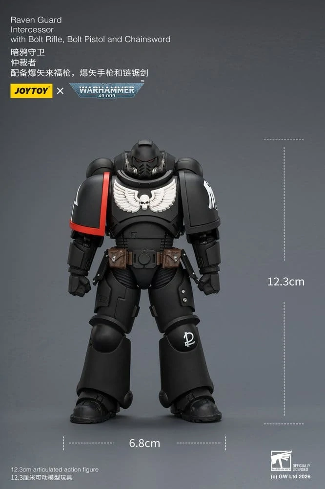 Warhammer 40,000 – Raven Guard Intercessor 12 cm