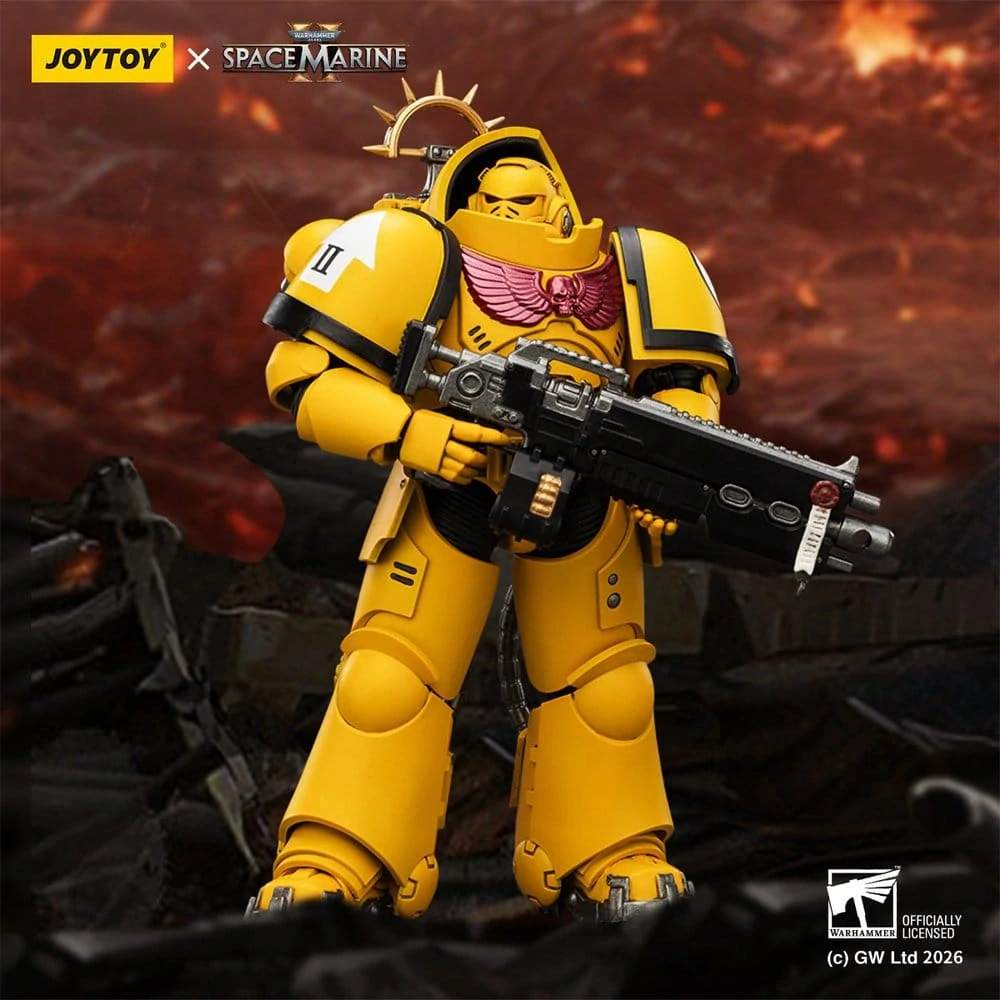 Warhammer 40,000 – Imperial Fists Heavy Intercessor Game Edition 13 cm