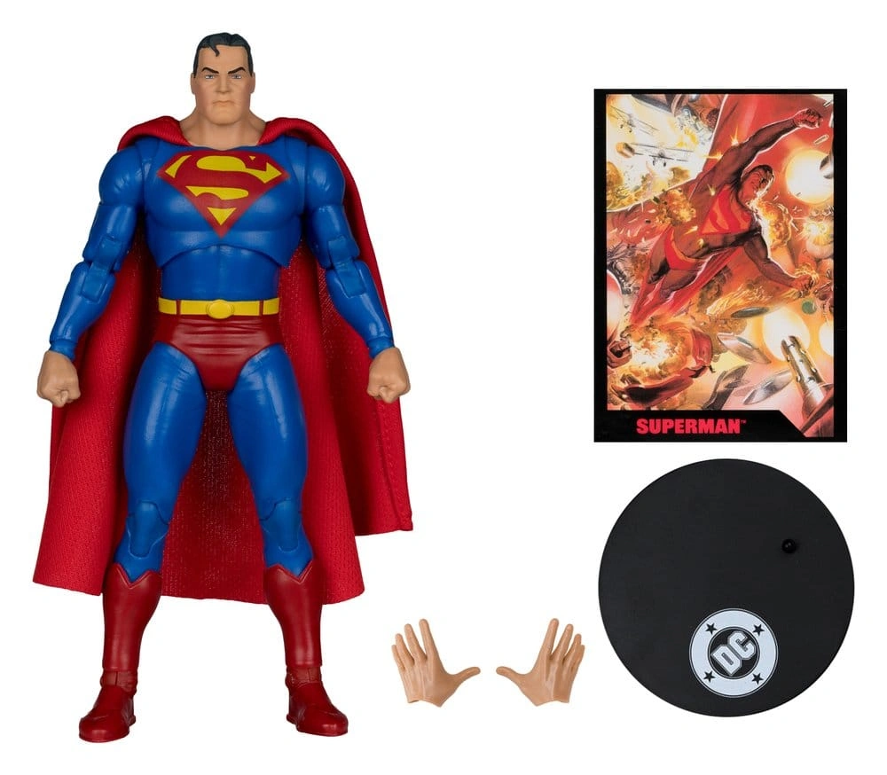 DC Direct Page Punchers – Superman Justice #1 Red Platinum Edition 19 cm