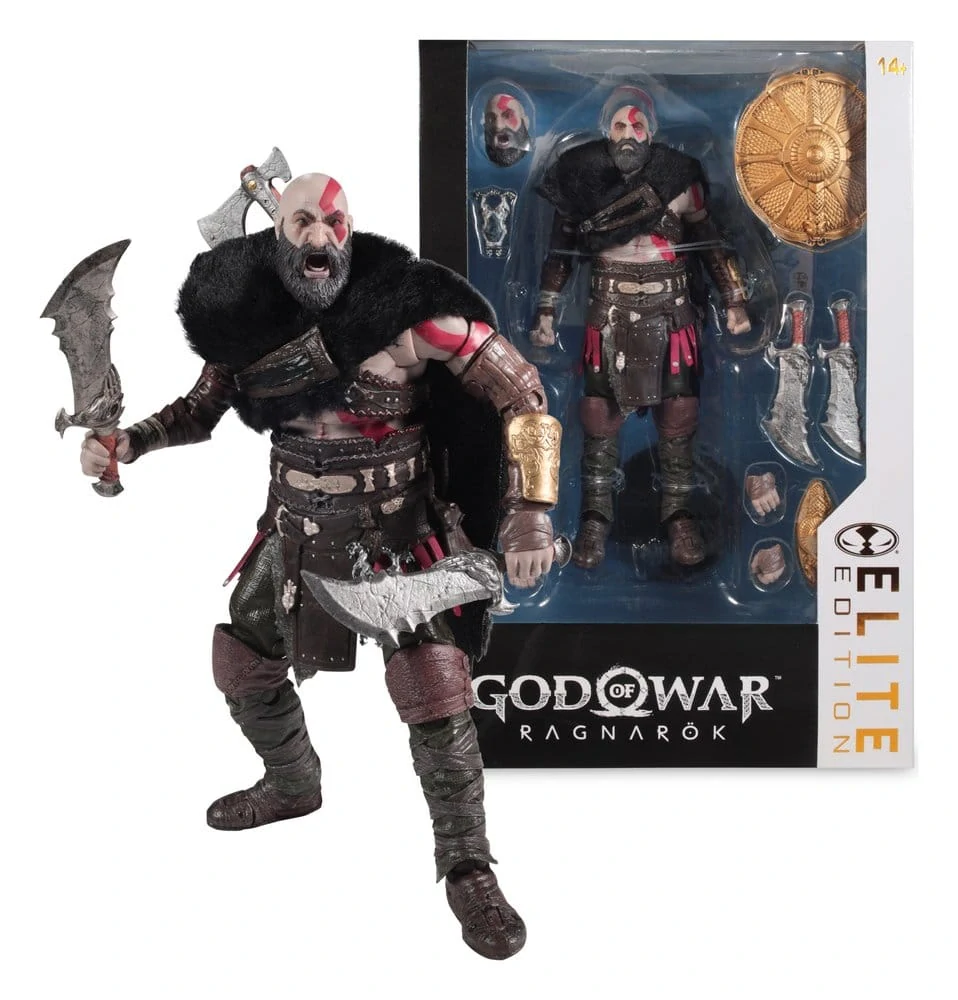 God of War Ragnarök – Kratos Elite Edition Deluxe 18 cm