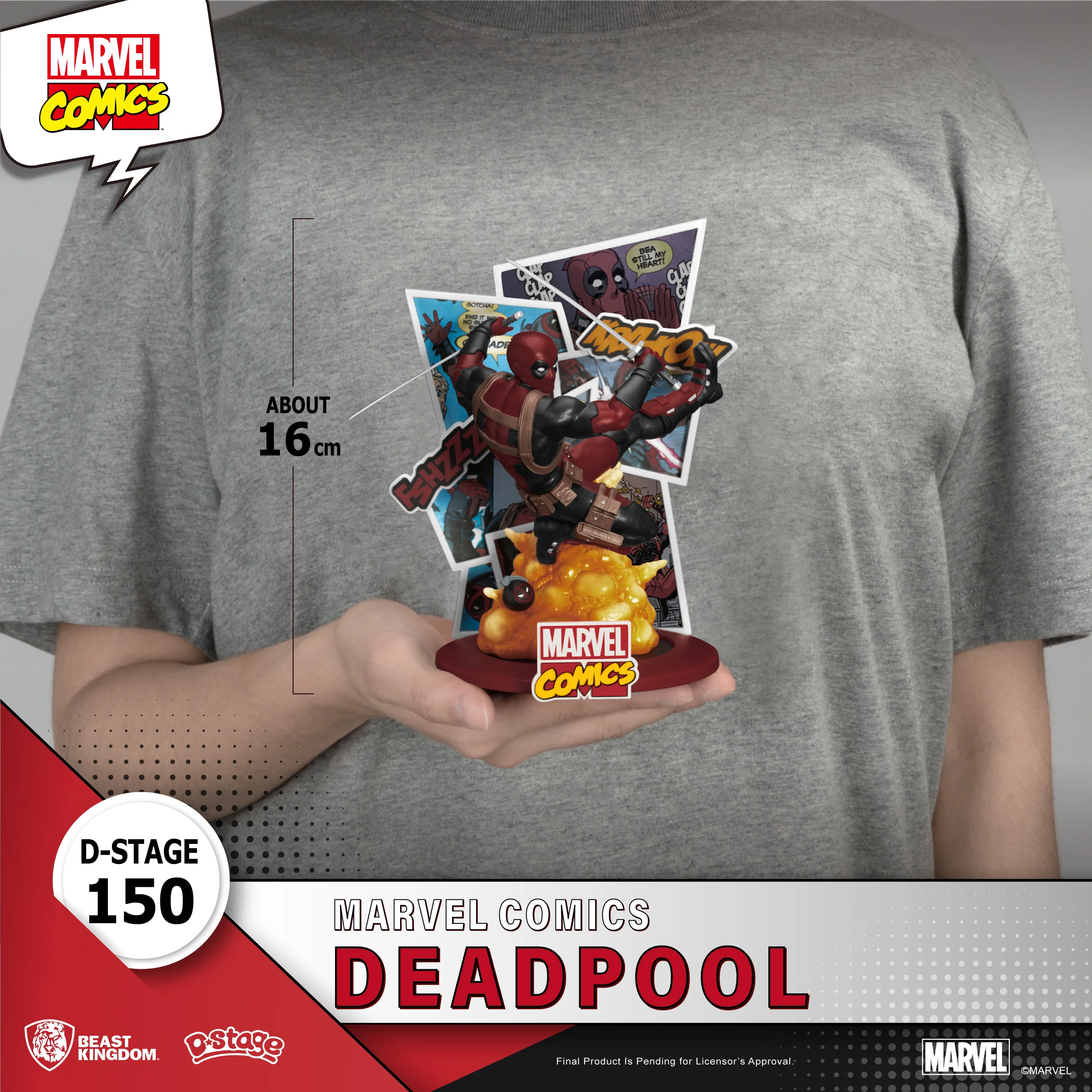 Marvel D-Stage PVC Diorama Deadpool 16 cm