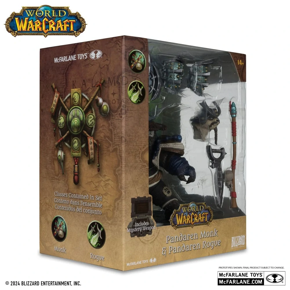 McFarlane Pandaren: Monk & Rogue (World of Warcraft)