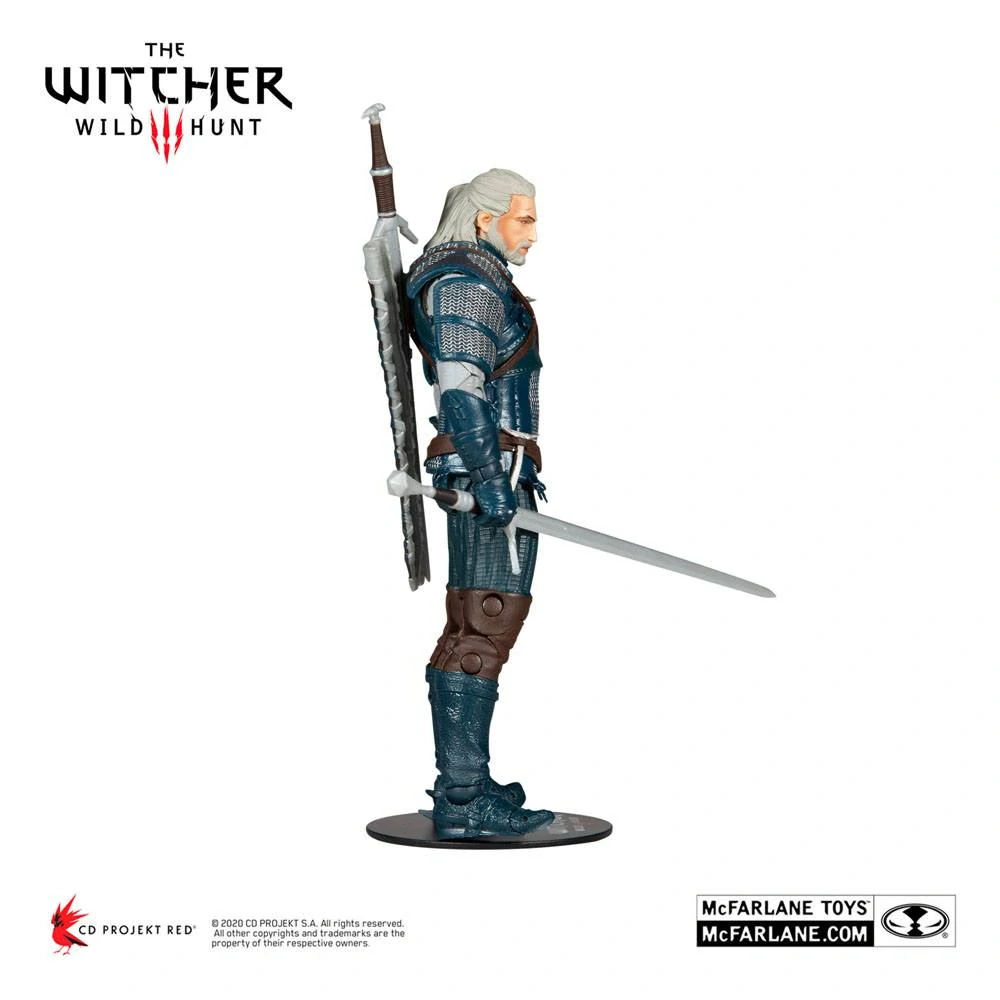 The Witcher 3: Wild Hunt – Geralt of Rivia (Viper Armor Teal) 18 cm