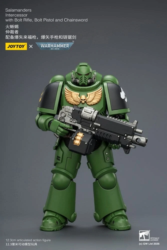 Warhammer 40,000 – Salamanders Intercessor 12 cm